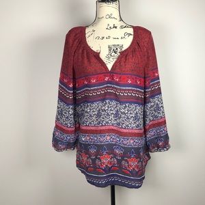 Beach Lunch Lounge Boho Blouse